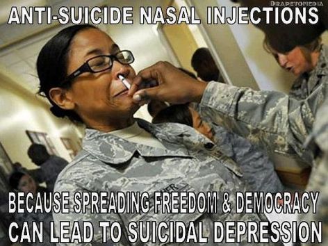 Anti-Suicide Nasal Injections Because