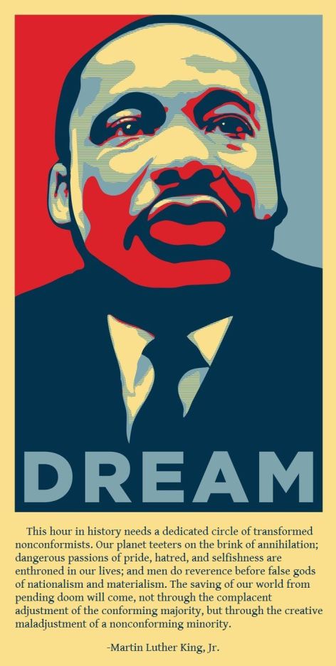 Martin Luther King Jr Creative Maladjustment