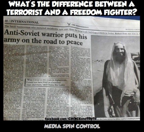 What's The Difference Between A Terrorist And A Freedom Fighter Media Spin Control