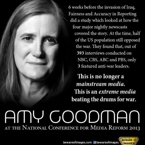 Amy Goodman 6 Weeks Before The Invasion