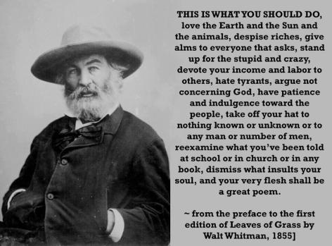 Walt Whitman This Is What You Should Do