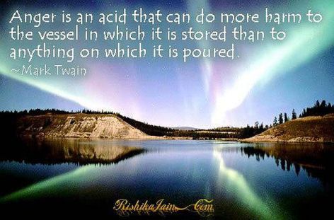 Mark Twain Anger Is An Acid That