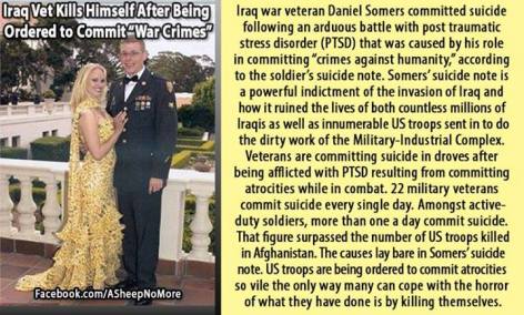 Iraq Vet Kills Himself After Being Ordered To Commit War Crimes