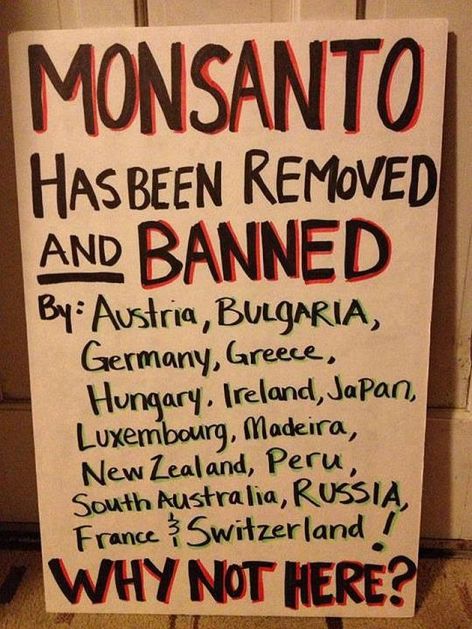 Monsanto Has Been Removed And Banned