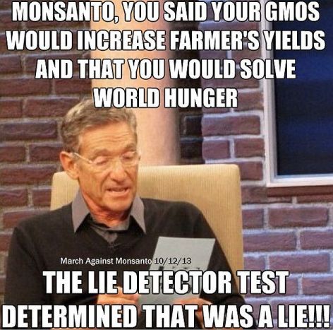 Monsanto You Said Your GMOs Would
