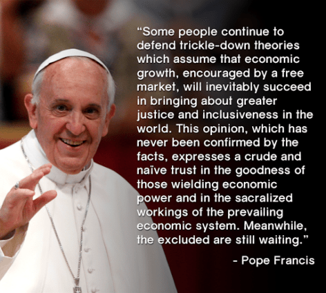 Pope Francis Some people continue