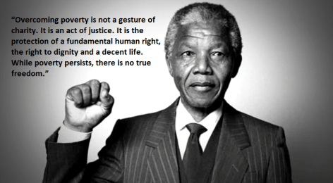 Nelson Mandela overcoming poverty