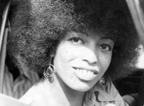 Angela Davis Vegan B&W