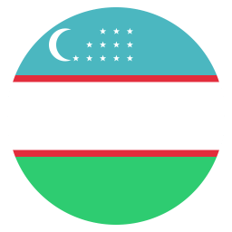 Flag: Uzbekistán