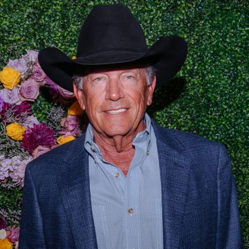 George Strait in October 2022 nashville, tennessee october 30 george strait attends cmt coal miner's daughter a celebration of the life music of loretta lynn at grand ole opry on october 30, 2022 in nashville, tennessee photo by catherine powellgetty images for cmt