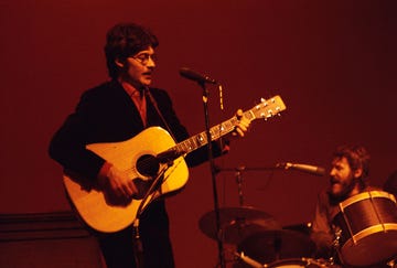Robbie Robertson Performing With The Band At Queens College robbie robertson performing with the band at queens college