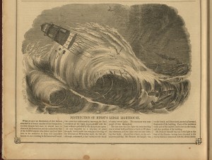 The Destruction of Minot's Ledge Light, from