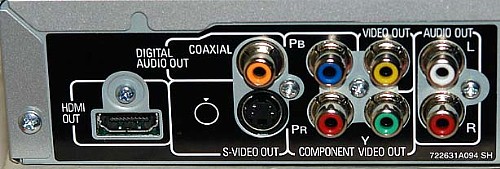 dvd player rear