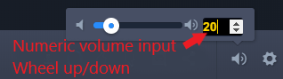 volume UI volume ui