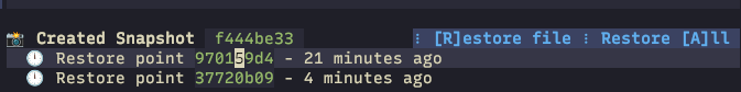Opencode.nvim restore points