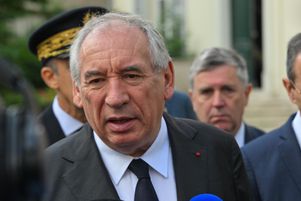 Le premier ministre François Bayrou a présenté la reforme de l’administration territoriale de l’État, le 8 juillet 2025, à Chartres.