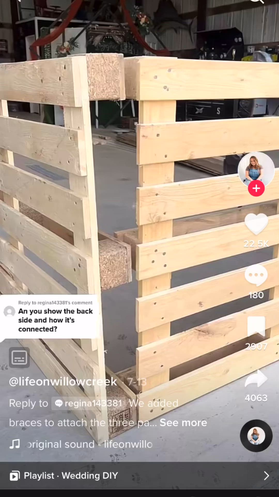 #Palletcreations, #diyoutsidebar, #diypalletbar