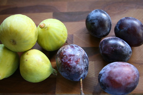 kadota figs and prune plums