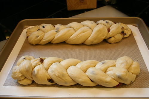 Pulla, now braided and ready for its 2nd rising