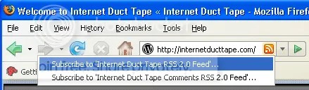 rss feed auto-discovery