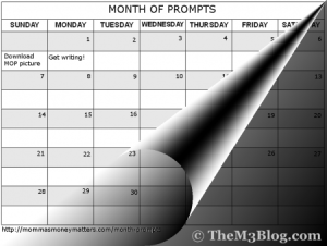 Month of Prompts Calendar