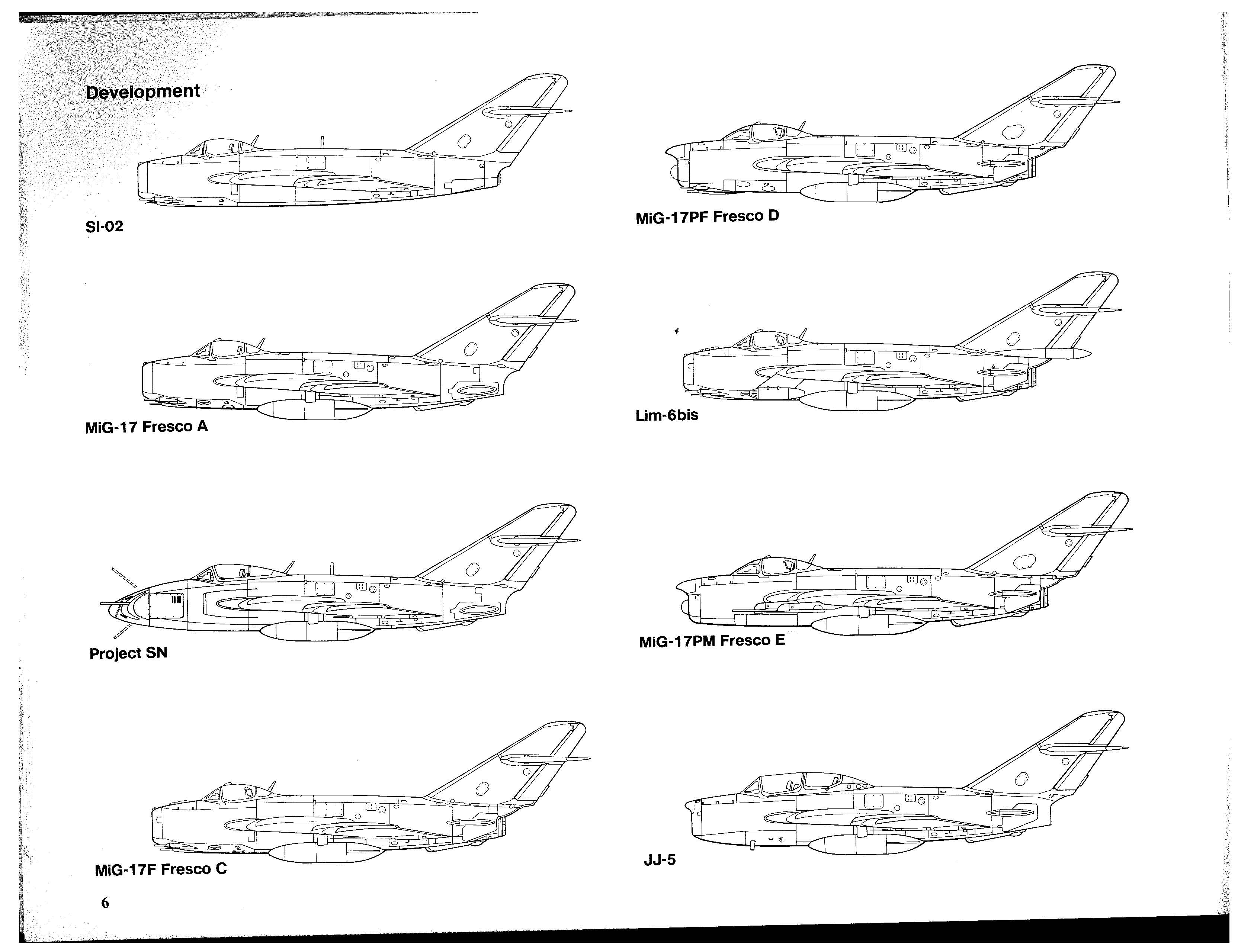 MiG-17 drawings MiG-17 drawings