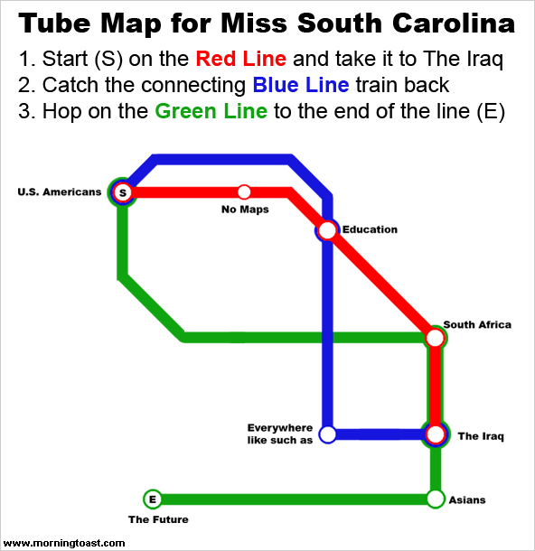 Tube Map for Miss South Carolina