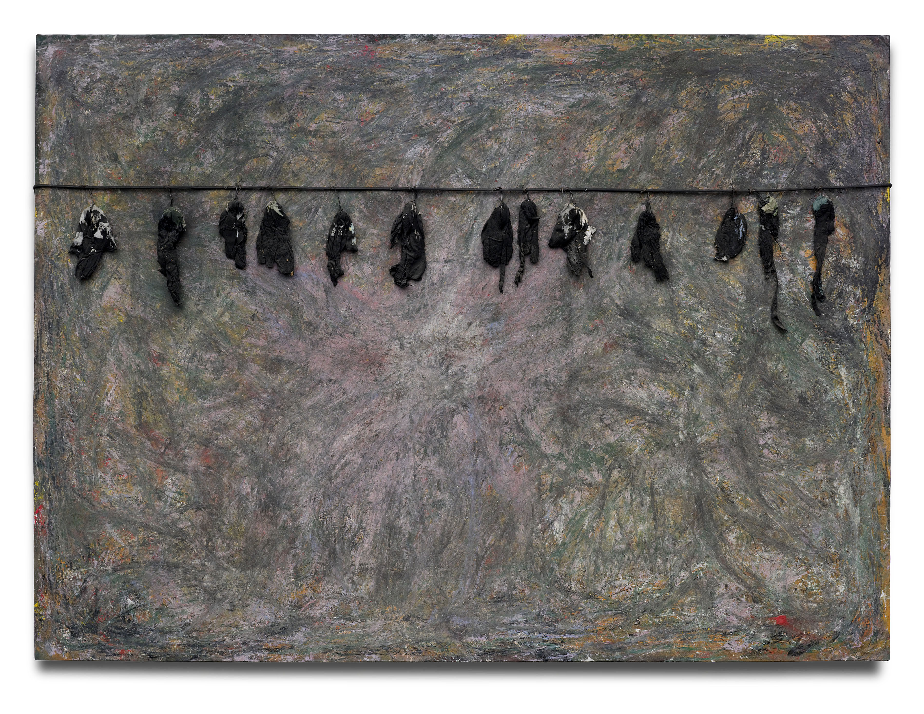"Green Pastures — The Birds That Didn’t Learn How to Fly," 2008. © Thornton Dial, image by: Stephen Pitkin/Pitkin Studio Collection of the High Museum of Art