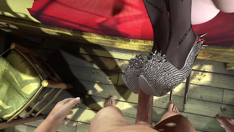 Why fuck so hard: 3D rondborstige slet Aziatische rijpe milf gaat vreemd met haar...