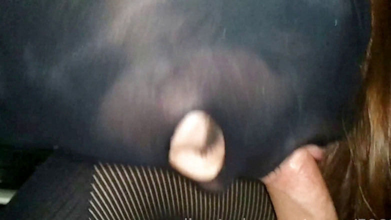 Nylon Xtreme: Obciąganie czarny nylon cios
