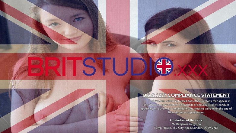 Brit Studio: Hot Goth Girl Fucks and Takes a Creampie
