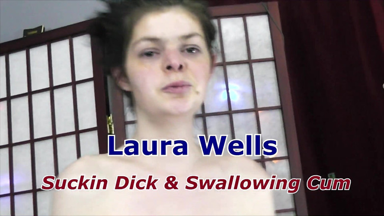 Average Joe xxx: Laura Wells chupando polla y tragando semen