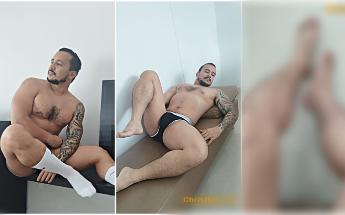 Christian_colombian: Stoking dan kaki Stallion