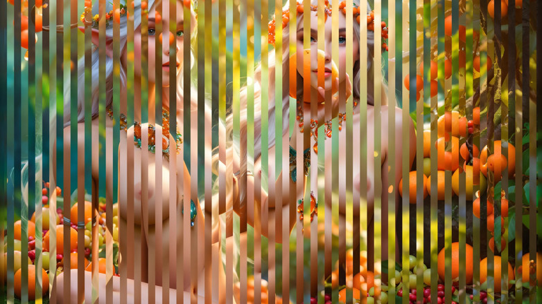 LustRender: Belle ragazze elfo con aws, Frutto di Hawthorn