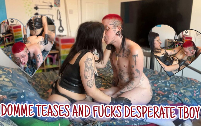 Punk Goblin: Une dominatrice taquine et joue avec un t-boy désespéré