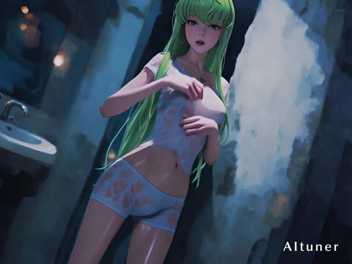 AItuner: 緑の髪、白いシャツ――そして彼女がついに解き放たれる夜。