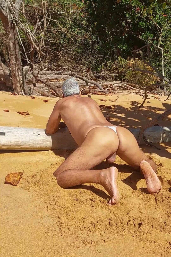 Ladysilvas: Ladysilva in Panties on the Beach What a Hot and...
