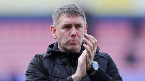 Dave Challinor, during his time in charge of Stockport