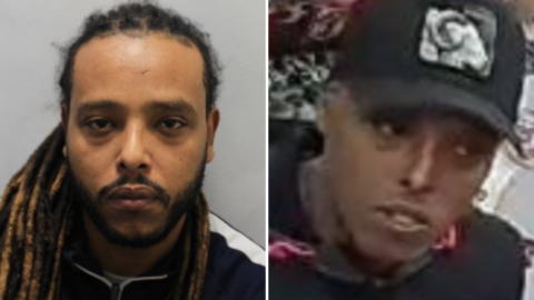 Composite image of two men, one with dreadlocks and a beard and one clean-shaven and a black baseball cap