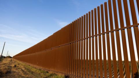 Border wall in Brownsville, Texas