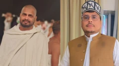 दिल्ली के इमरान ख़ान और मुंबई के इमरान शेख़ मक्का में अपने ग्रुप के अन्य साथियों के साथ फंसे हुए हैं