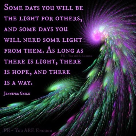 Let your light shine on the path of peace