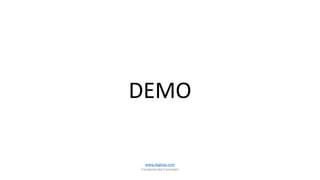 DEMO
www.dageop.com
Fundamental Concepts
 