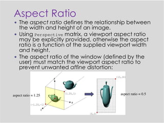 Computer Graphics - Lecture 03 - Virtual Cameras and the Transformation Pipeline