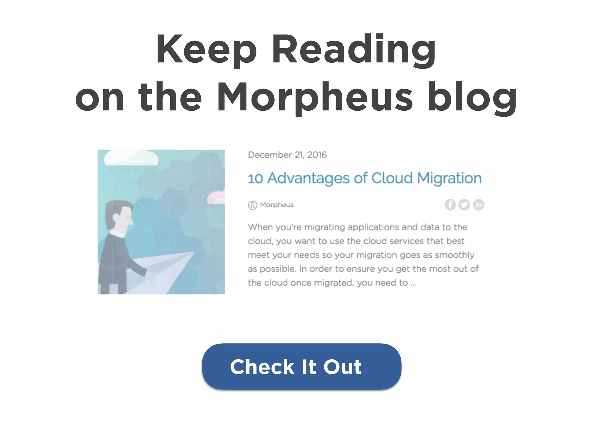 Check It Out
Keep Reading
on the Morpheus blog
 