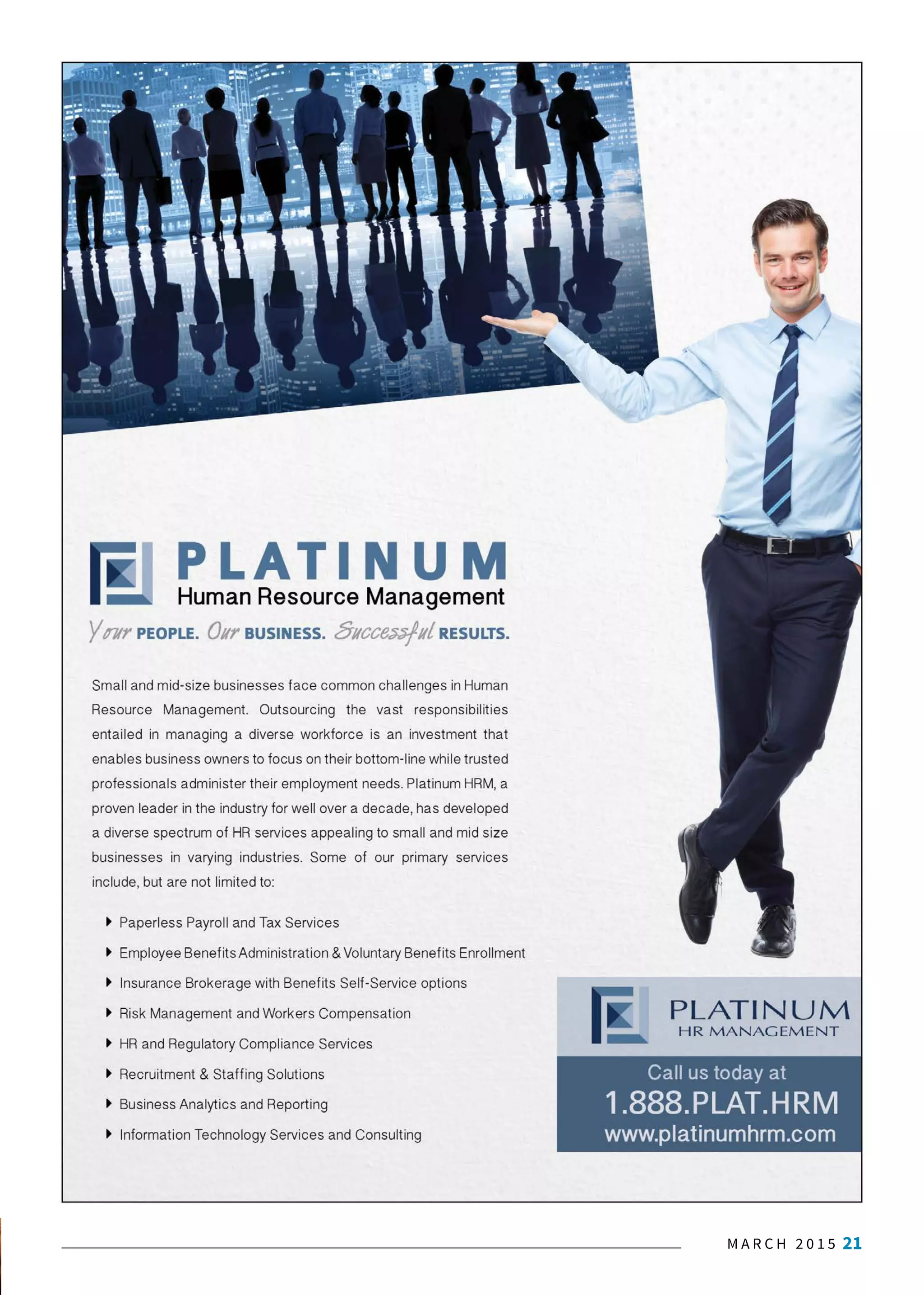 M A R C H 2 0 1 5 21
 