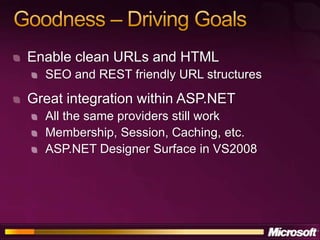 Developing ASP.NET Applications Using the Model View Controller Pattern