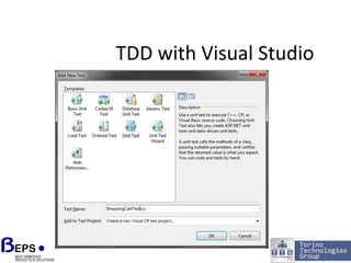 TDD with Visual Studio