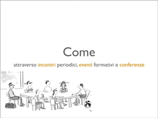 Perché
sentivamo l’esigenza di condividere e confrontarci

 