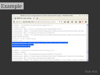 Example 
Slide #25 
 